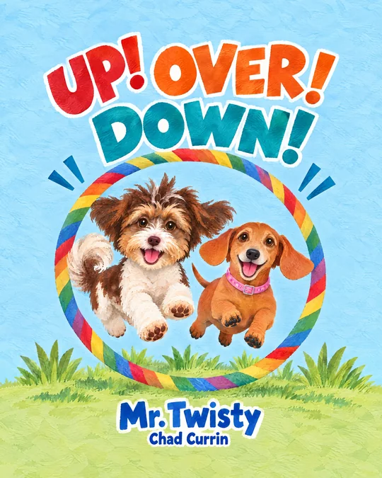 UP! OVER! DOWN! picture book cover